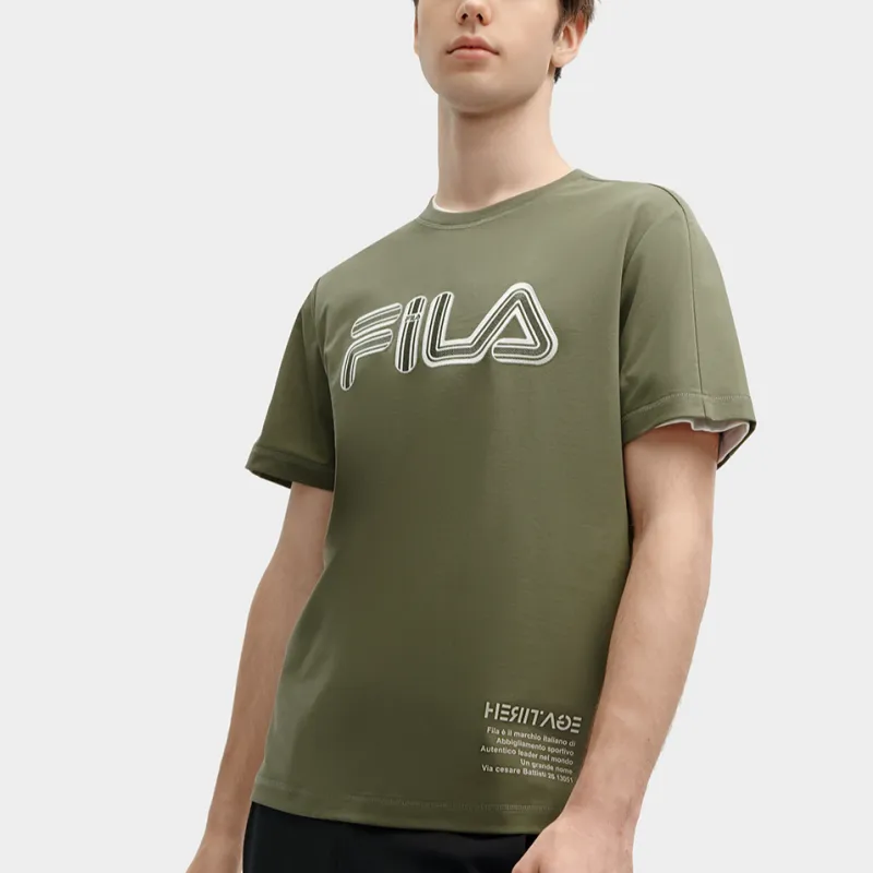 FILA T Shirt Men's Banana Coffee-2
