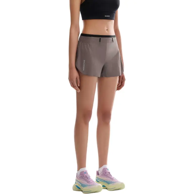 SALOMON SENSE AERO Sports Shorts Women's Iron Gray-2