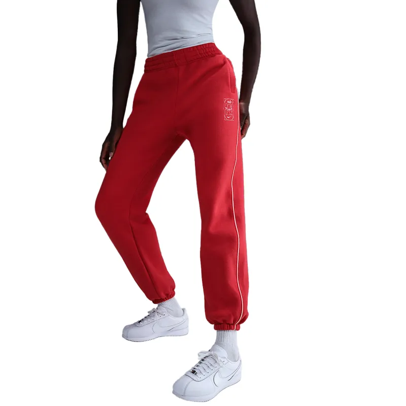 Nike Sportswear Pantalon En Tissu Fleece Pour Femme Knitted Sports Pants Women's Fire Red-2