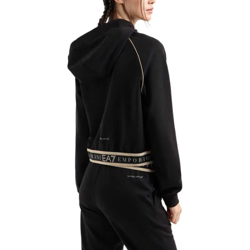 EMPORIO ARMANI EA7 SS25 Sweatshirt Women's Black-3