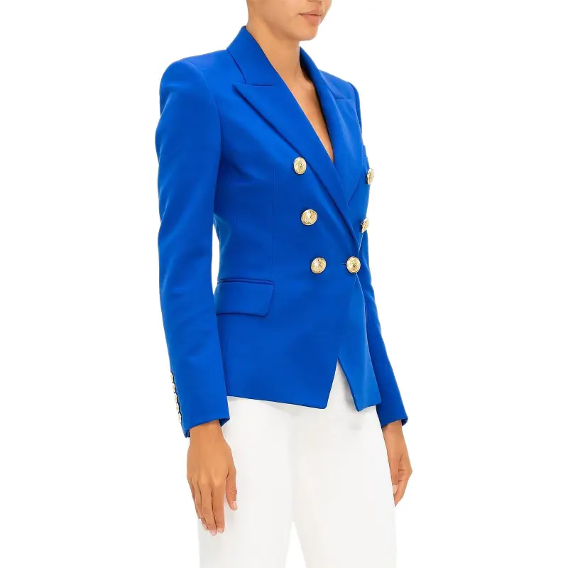 BALMAIN Jackets Women's Blue-4