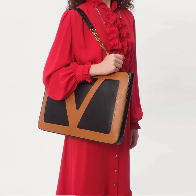 Valentino FW24 Long Sleeved Dress Women's Red-6