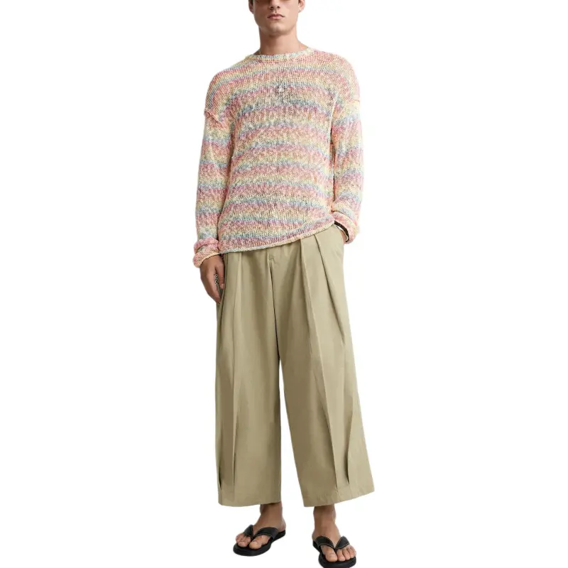 ZARA LIMITED EDITION Casual Pants Men's Gray Green-2