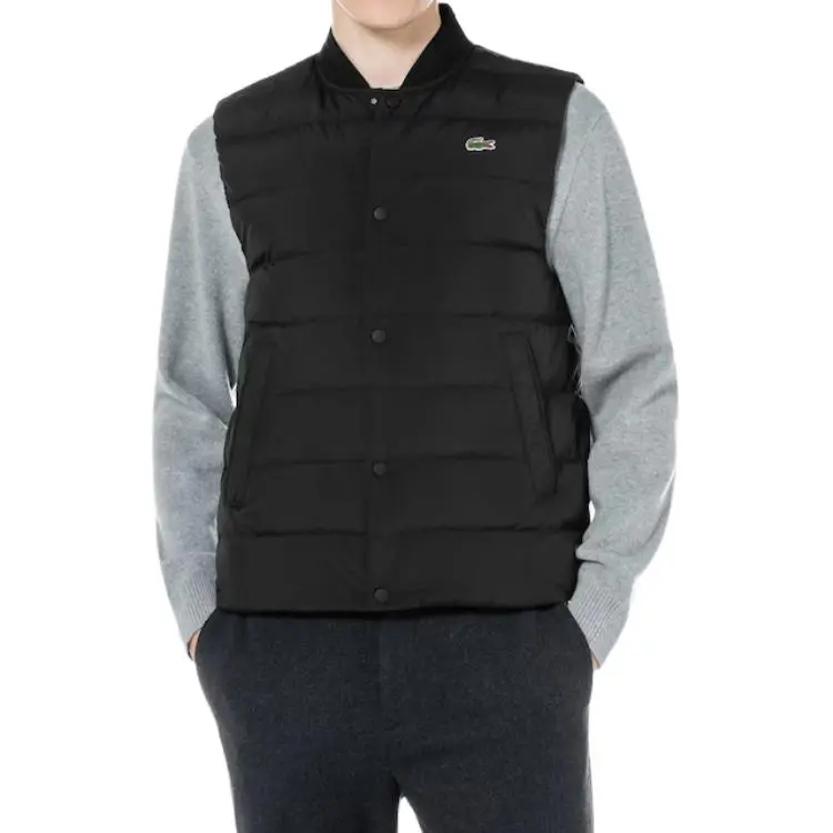 LACOSTE Vests Men Black-1