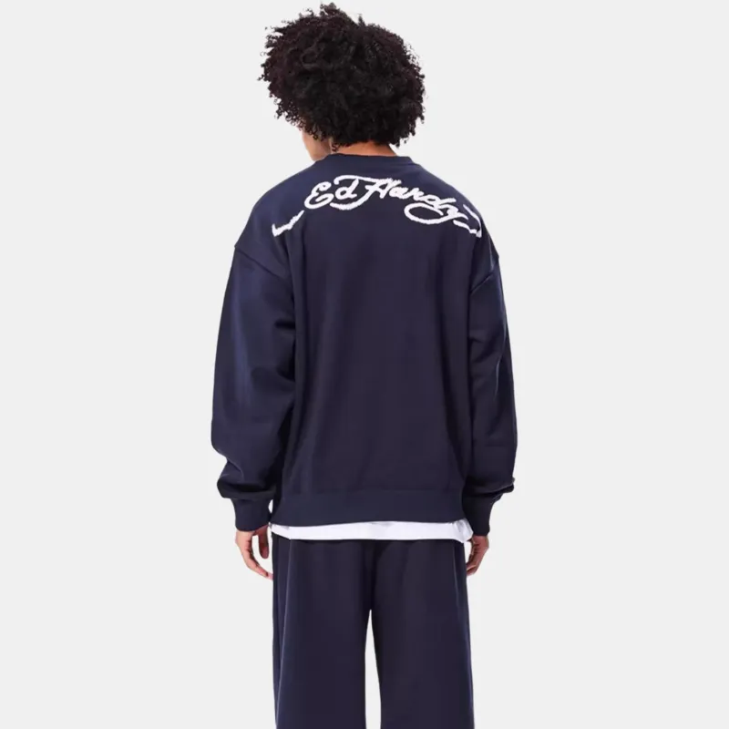 Ed Hardy Sweatshirt Unisex Midnight Blue-1