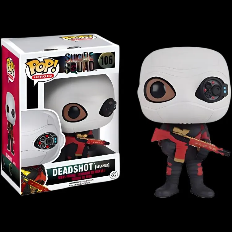 Funko Pop X Task Force X Death Shooter Mask Edition Deadshot Masked Chibi Figures-2