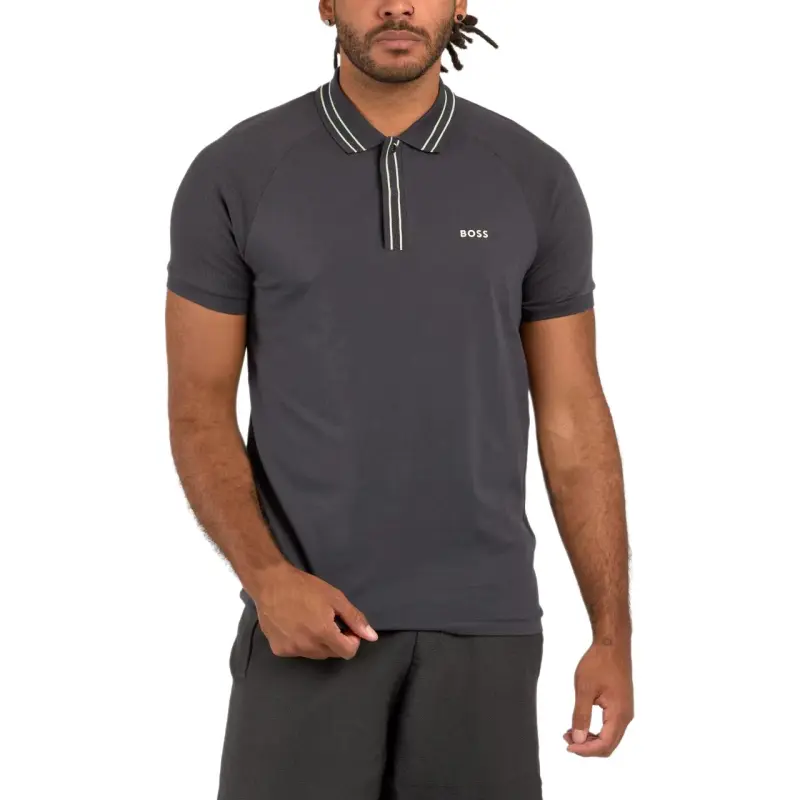 HUGO BOSS Polo Shirt Men's Gray-4