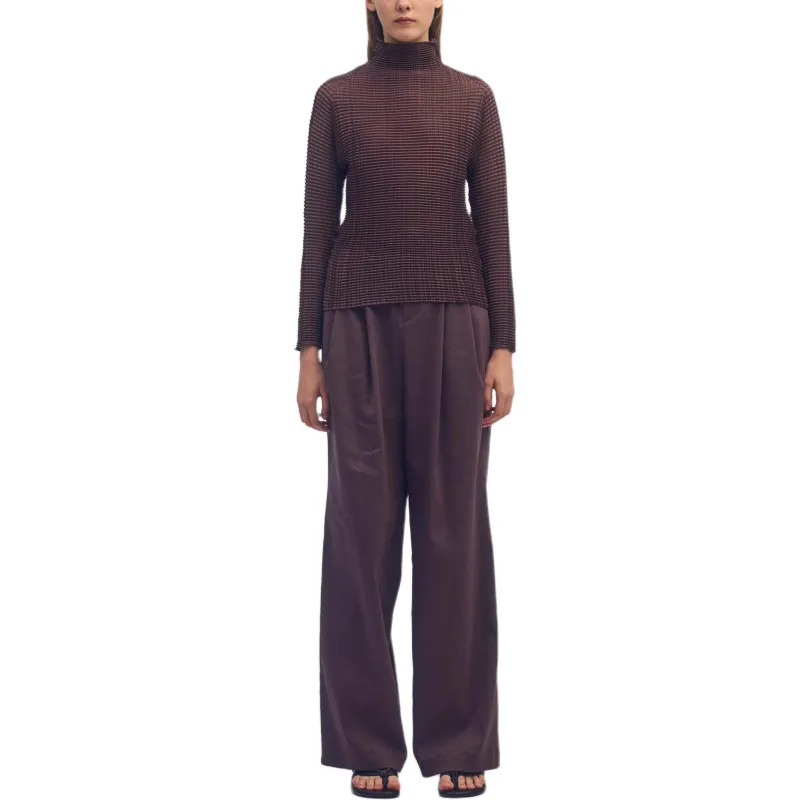 ISSEY MIYAKE Wooly Pleats Top-1