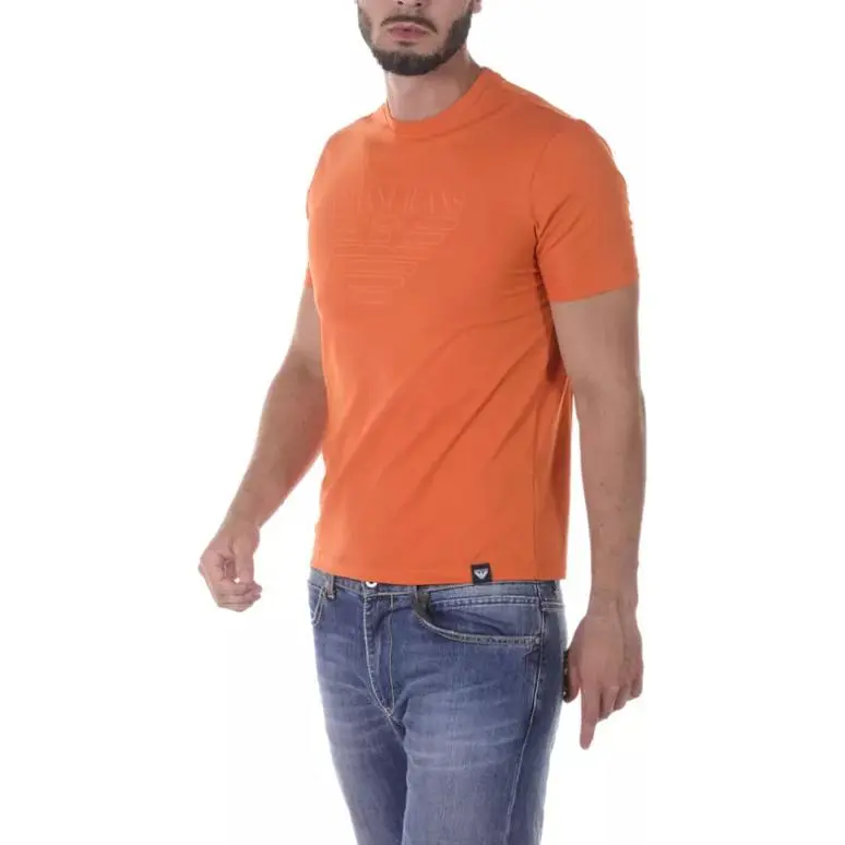 ARMANI JEANS T Shirt Men's Orange-2