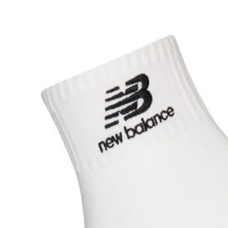 New Balance Ankle Socks Unisex 1 Pack White-1