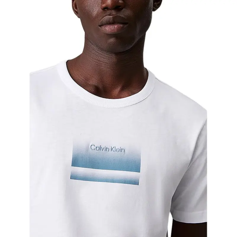 CALVIN KLEIN T Shirt Europe Version Men's Bright White-3