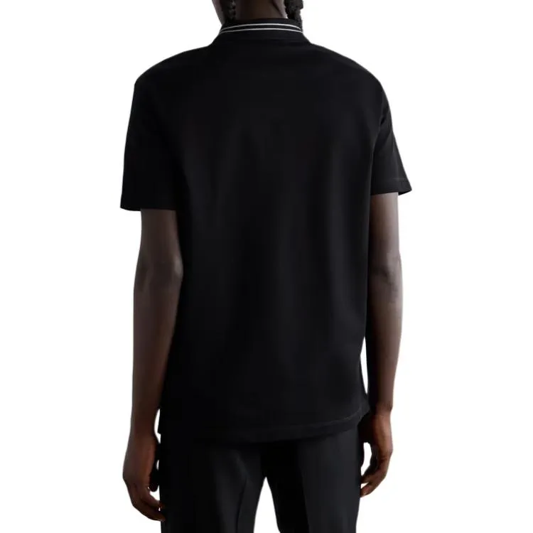 VERSACE Medusa-Embroidered Short-Sleeved Polo Shirt-3