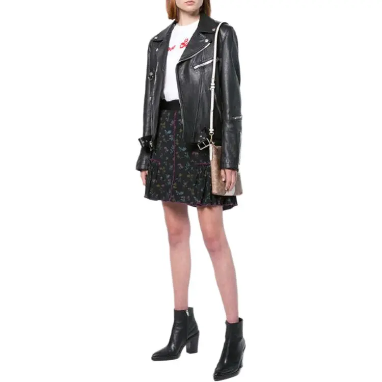 COACH Casual Short Skirts Women's Black-3