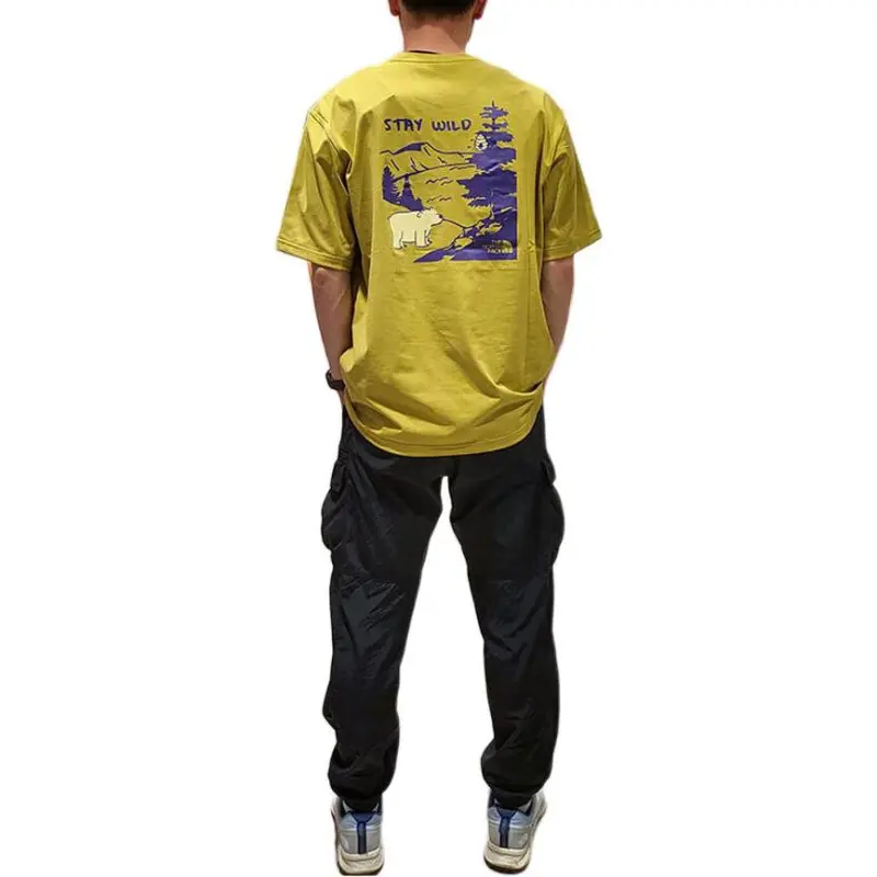 THE NORTH FACE T Shirt Men's Olive-4