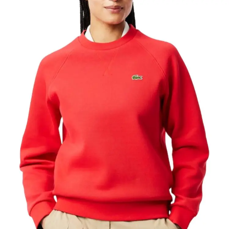 LACOSTE Piqué Crew neck Sweatshirt-1
