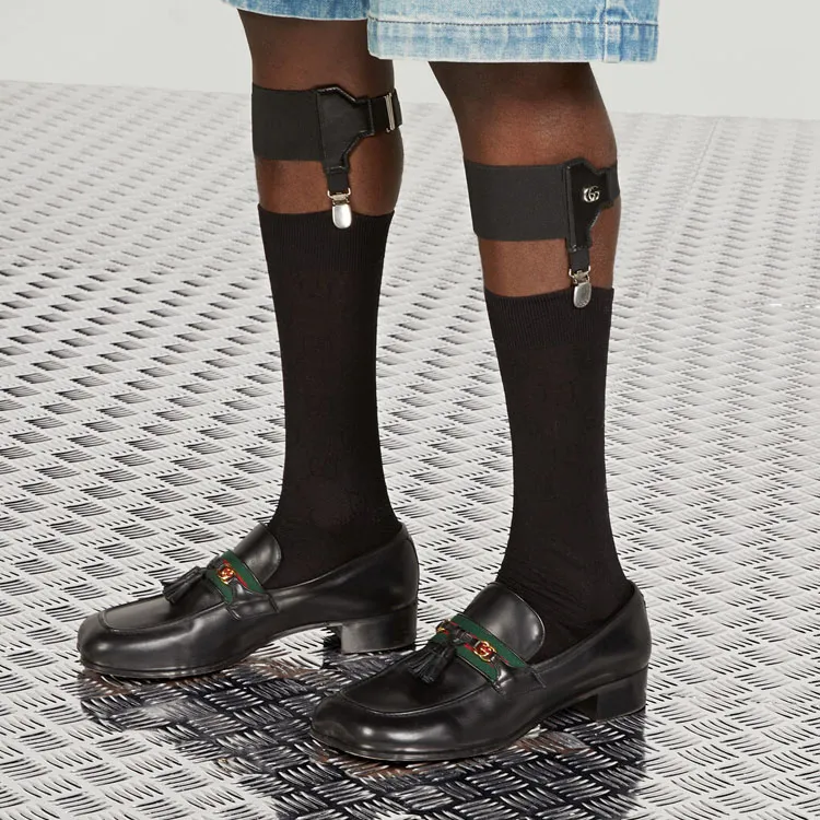 GUCCI Men Knee high Socks-1