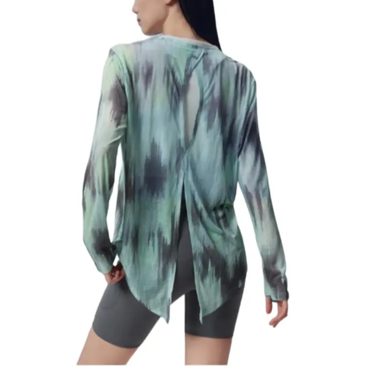 Saucony T Shirt Women's Liqueur Mustard Dazzling Print Desert Garden-2