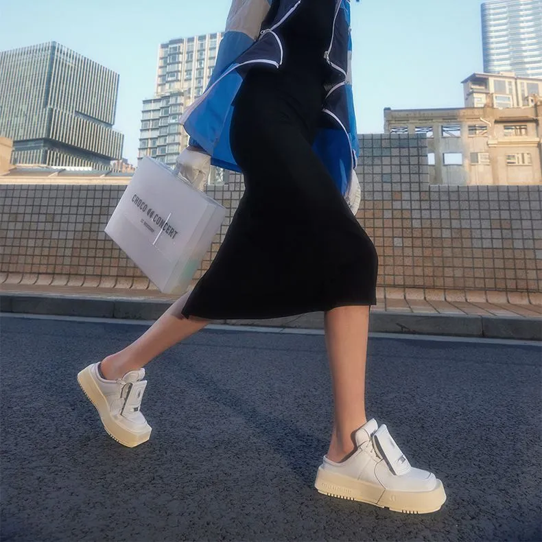 CHOCO CONCERT Skateboard Shoes Unisex White-6
