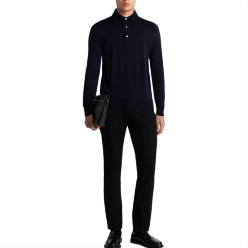 Dunhill FW22 Polo Shirt Men's Navy-2