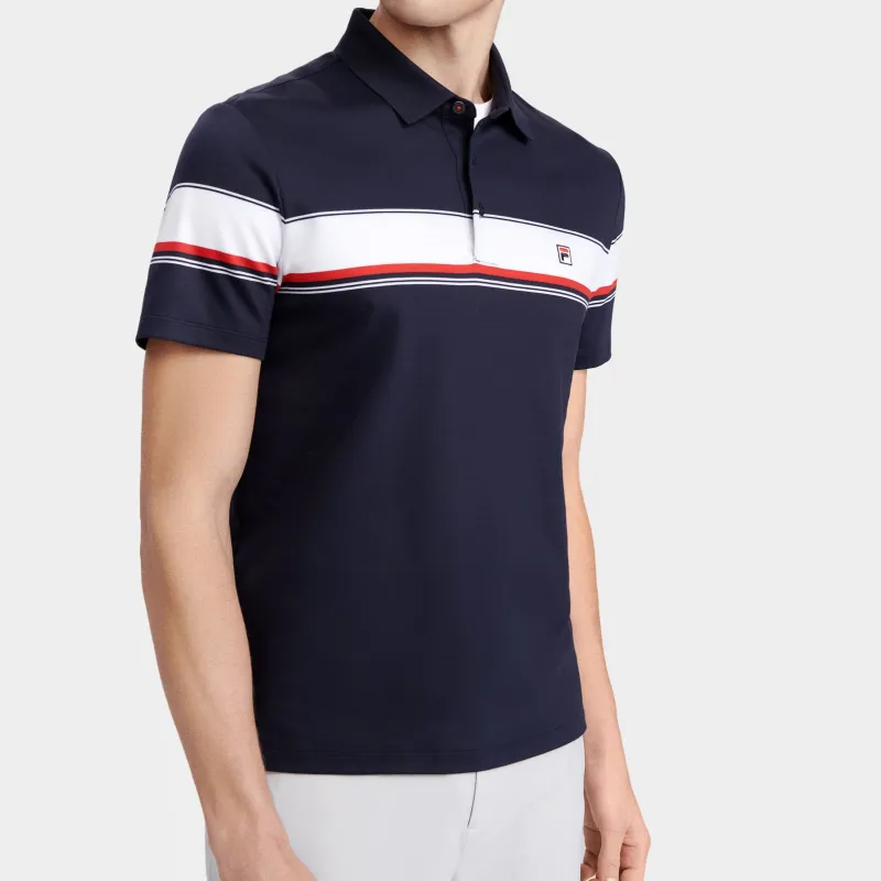FILA Polo Shirt Men's Legend Blue-4