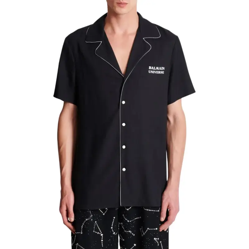 BALMAIN Planet print Shirt-1
