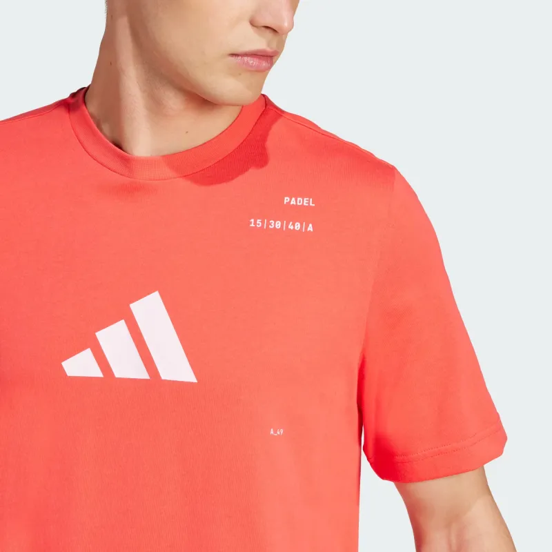 Adidas Free Shipping With AdiClub Padel Category Graphic Tee-4