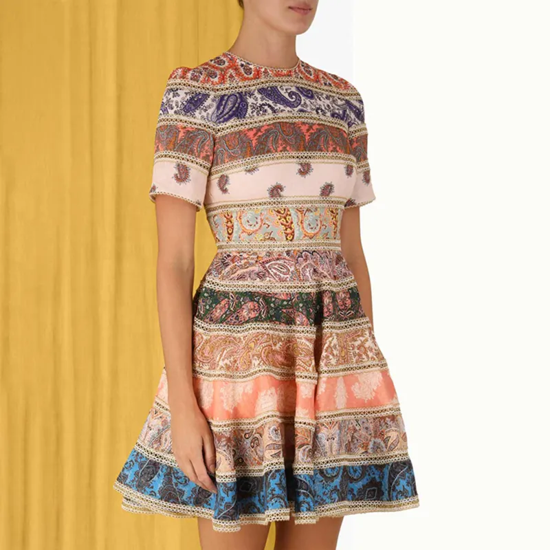 Zimmermann Devi Graphic Printed Mini Dress-5
