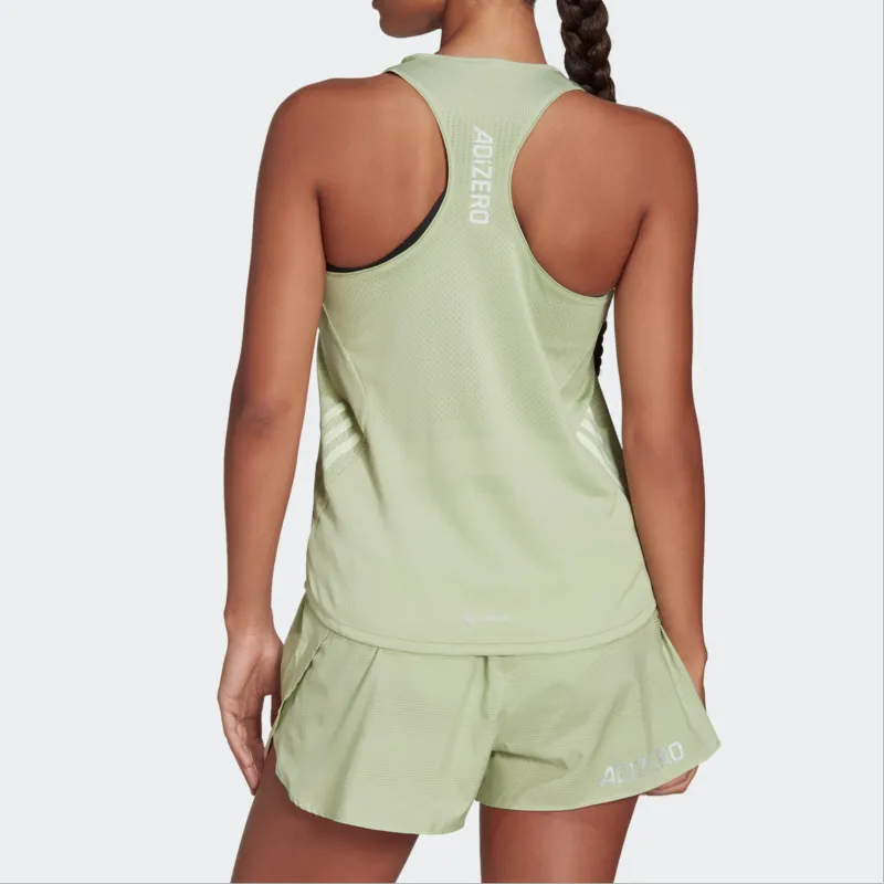 Adidas Sleeveless Sports Shirts Women's Green-7