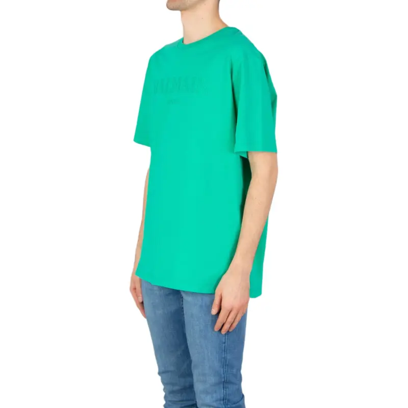 BALMAIN T Shirts Men Green-2