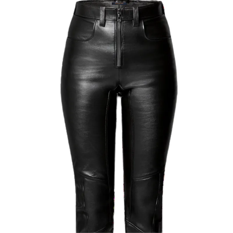 LOUIS VUITTON Zipper Detail Biker Pants-2
