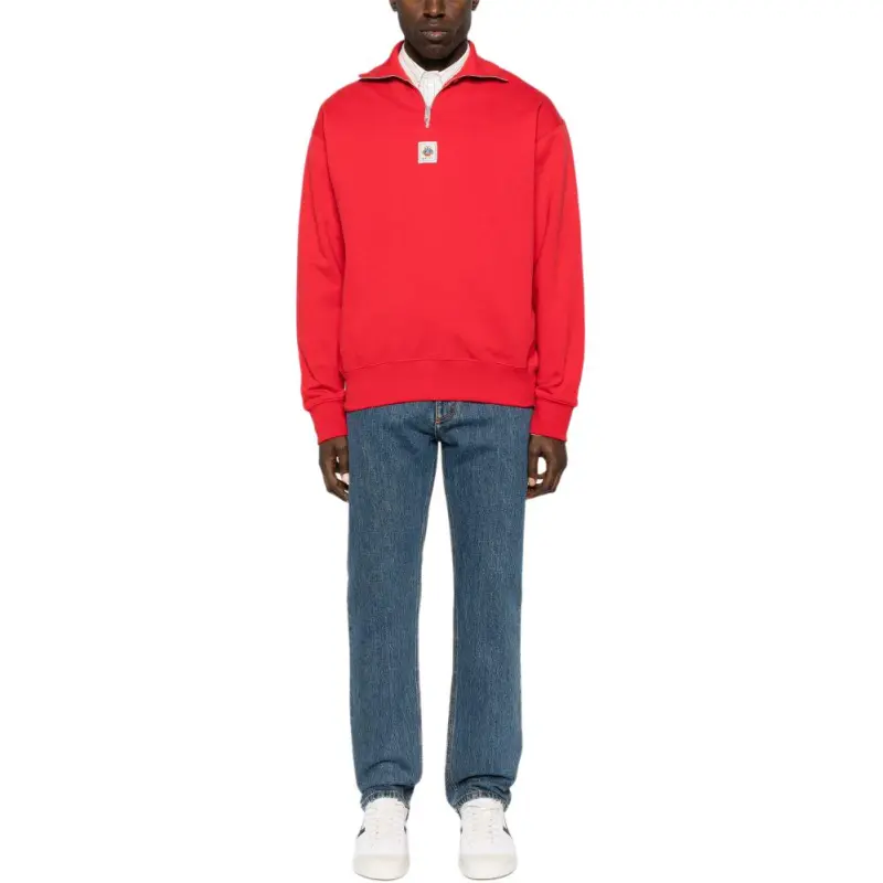 BALLY Emblem Patch High Neck Sweatshirt-1