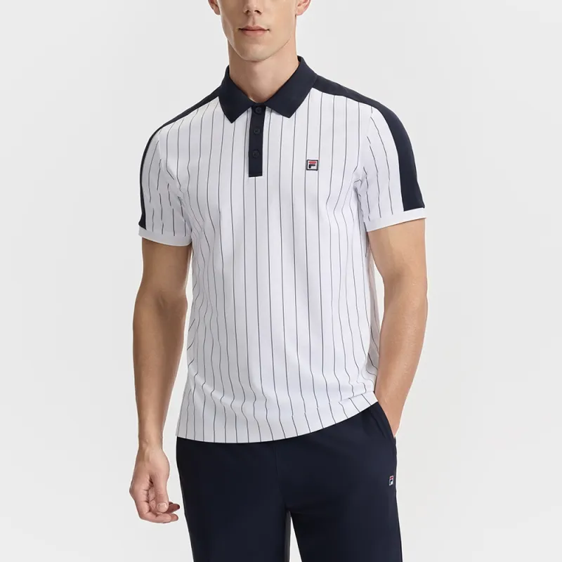FILA SS25 Polo Shirt Men's White-2