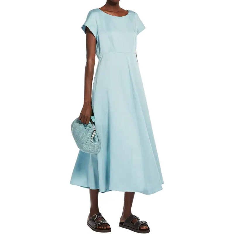 WEEKEND MaxMara Boat Neck Short Sleeved Dress-4