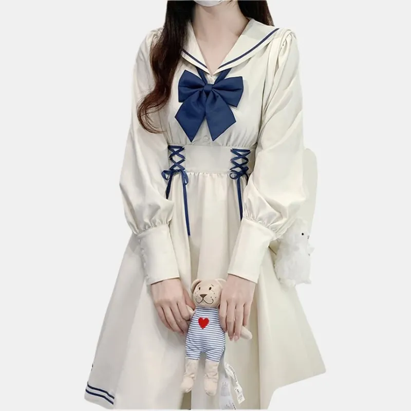 LALAJK Long Sleeved Dresses Women's-15
