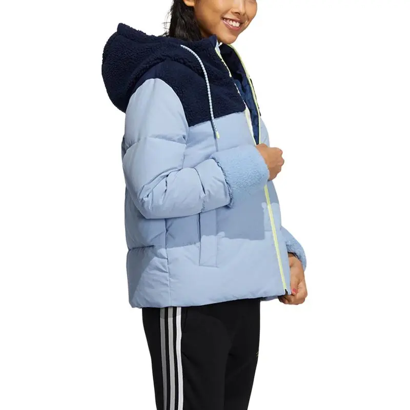 Adidas Neo Down Jacket Winter Women's Light Blue-3