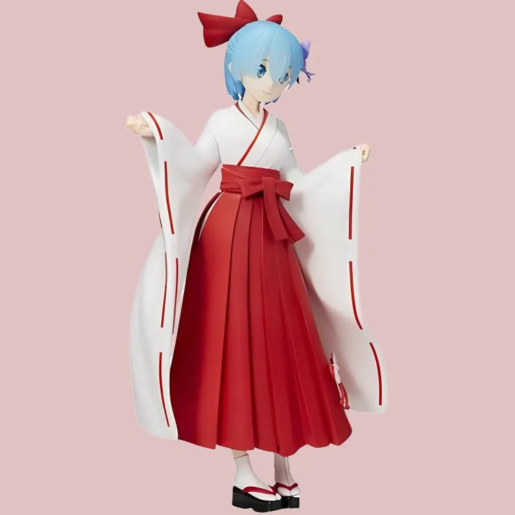SEGA Rem Sega, Zero Starting Life In Another World Re 0 Rem, Shrine Maiden Outfit Bonus Gifts 25cm-3