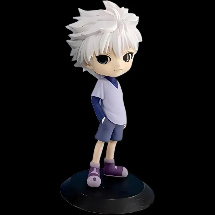 BANPRESTO Killua Zoldyck Eyeglass Factory Q Posket Hunter X Hunter Goku B Version Chibi Figures-1