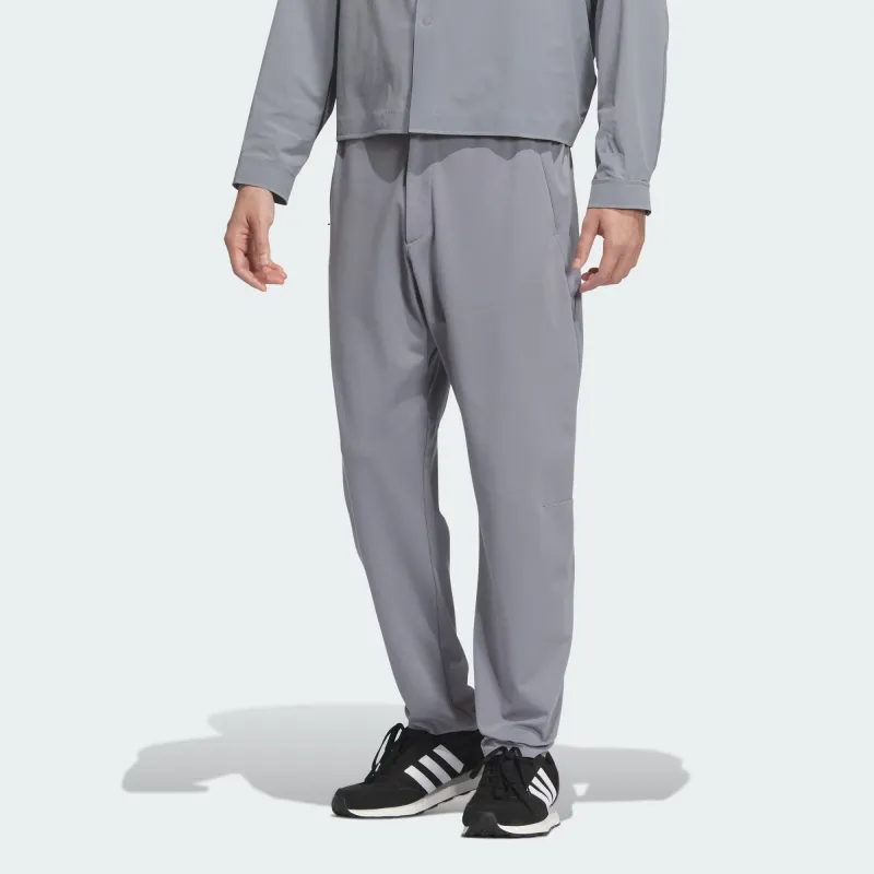 Adidas WZ KNIT JOGGERS Casual Pants Men's Light Gray-1