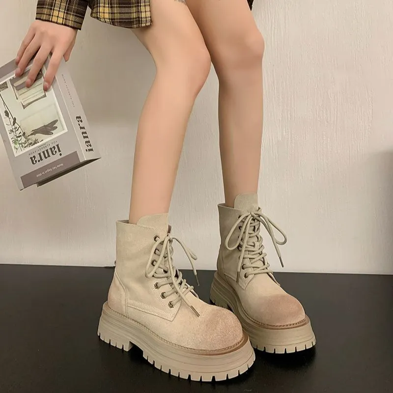 Y6T Ankle Boots Women's Camel/Beige-14