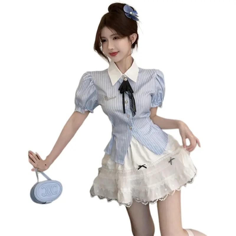 Mu Qingqing Two Piece Skirt Sets Women's-3