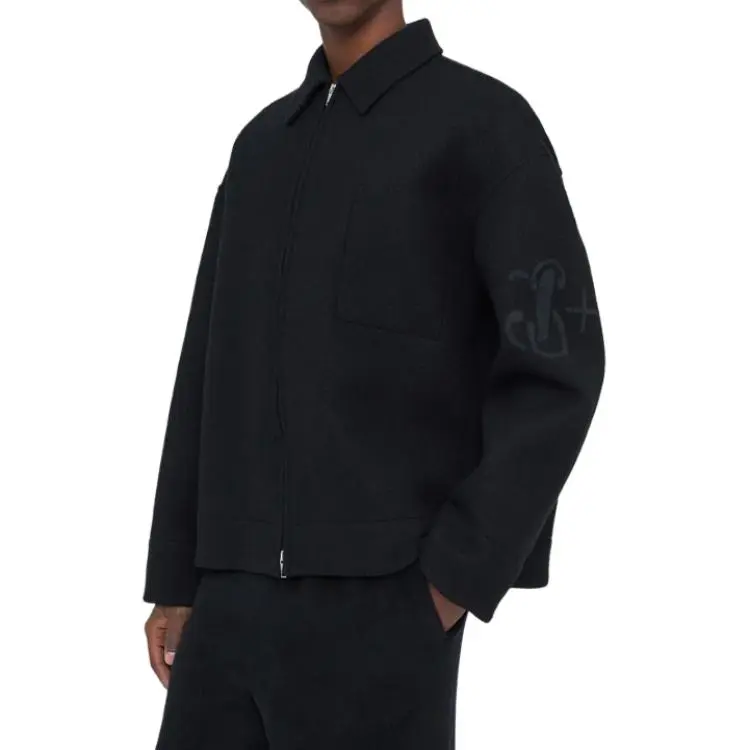 JIL SANDER + Relaxed Fit Zip Up Jacket-4