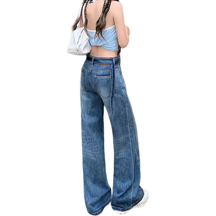 Concubine Zhu Jeans Women's Vintage Blue-4