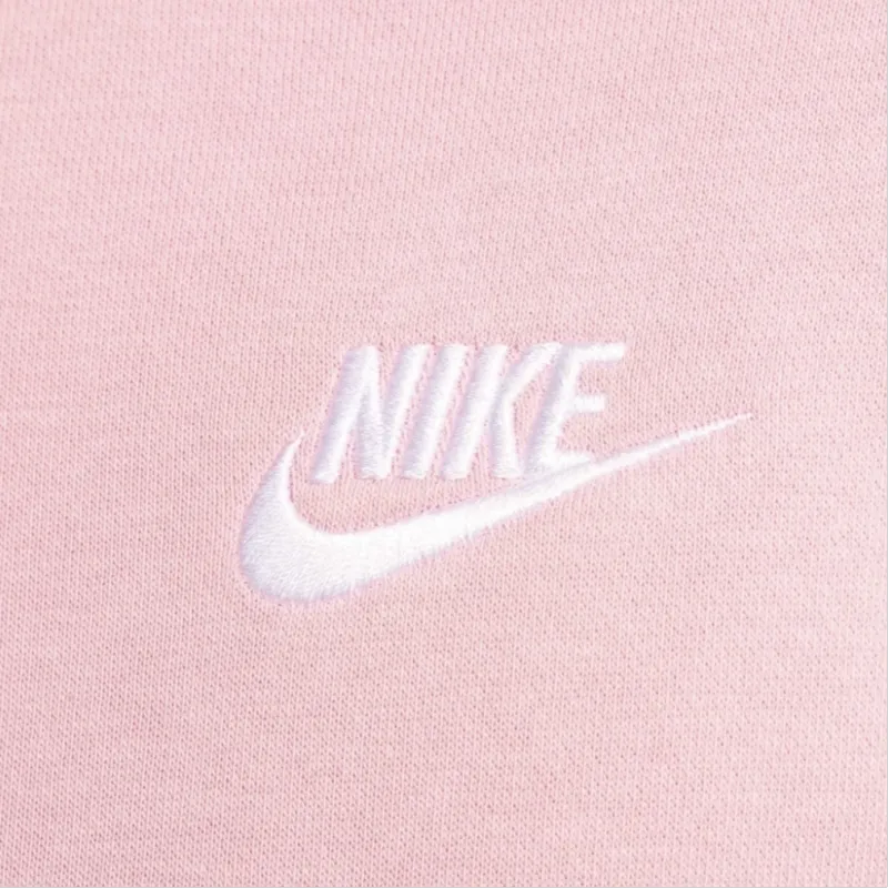 Nike Sportswear Club Fleece Sweatshirt Women's Medium Soft Pink-5