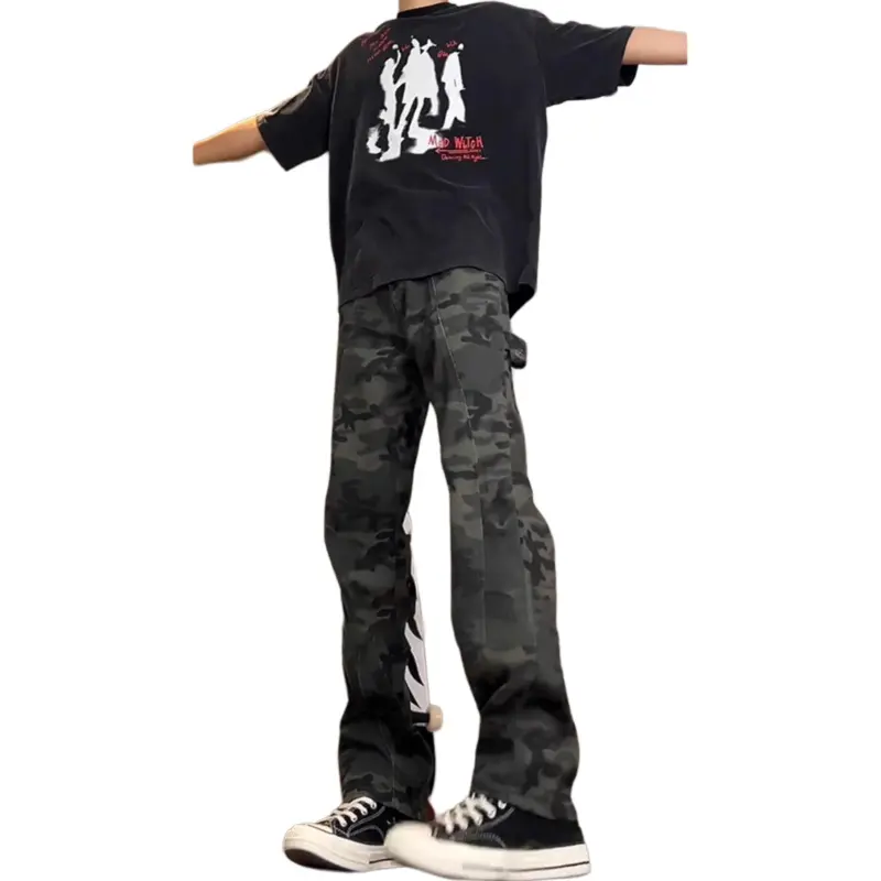 KVIV Jeans Men Camouflage -3