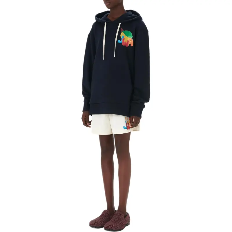 JW Anderson Jwa Lemon print Cotton Hoodie-4