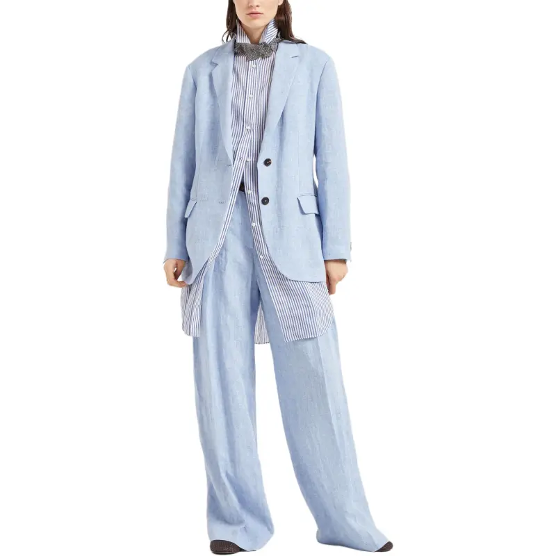 Brunello Cucinelli Beaded Detailed Jacket-1
