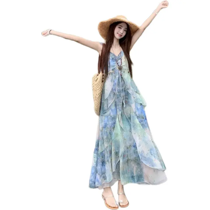 Mu Qingqing Sleeveless Dress Women's-4