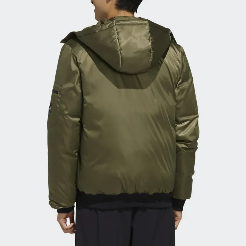 Adidas Neo M DWN BMB Down Jacket Men Brown-4