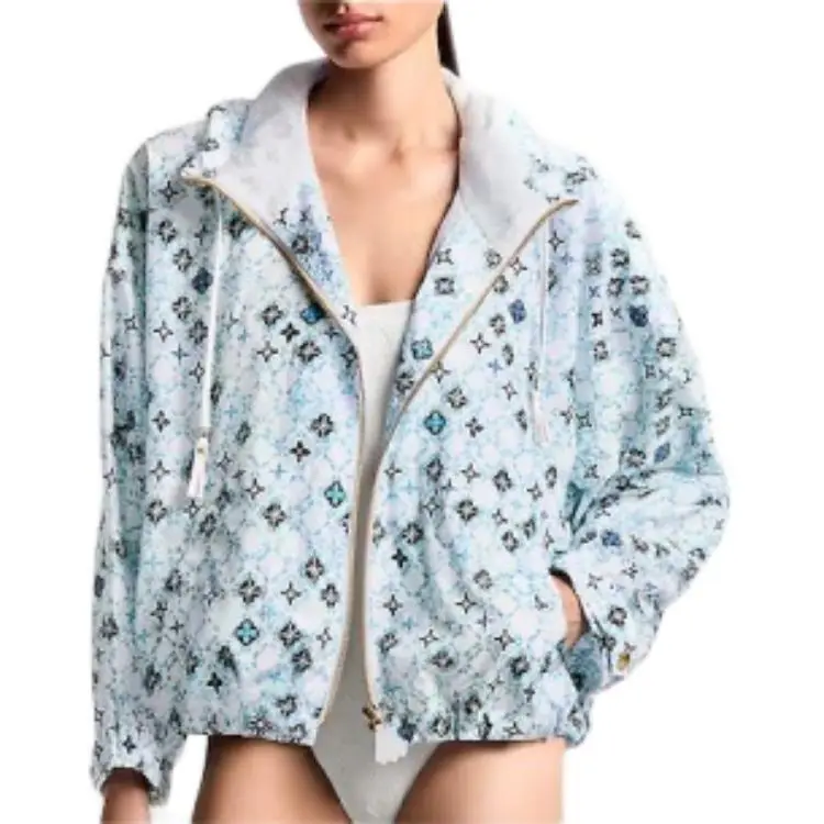 LOUIS VUITTON Monogram Tile Hooded Parka-3