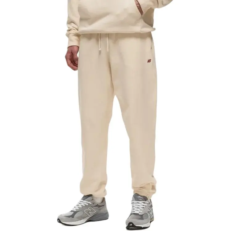 New Balance Knitted Sweatpants Men's Ecru-3